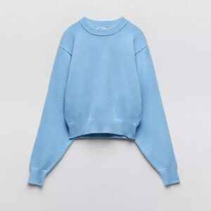 Zara Crop Knit Sweater